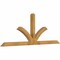 Ekena Millwork Richland Rough Sawn Timber Gable Bracket, Western Red Cedar, 96"W x 36"H x 4"D x 4"F, 9/12 Pitch GBW096X36X0404RIC00RWR - alternate 3